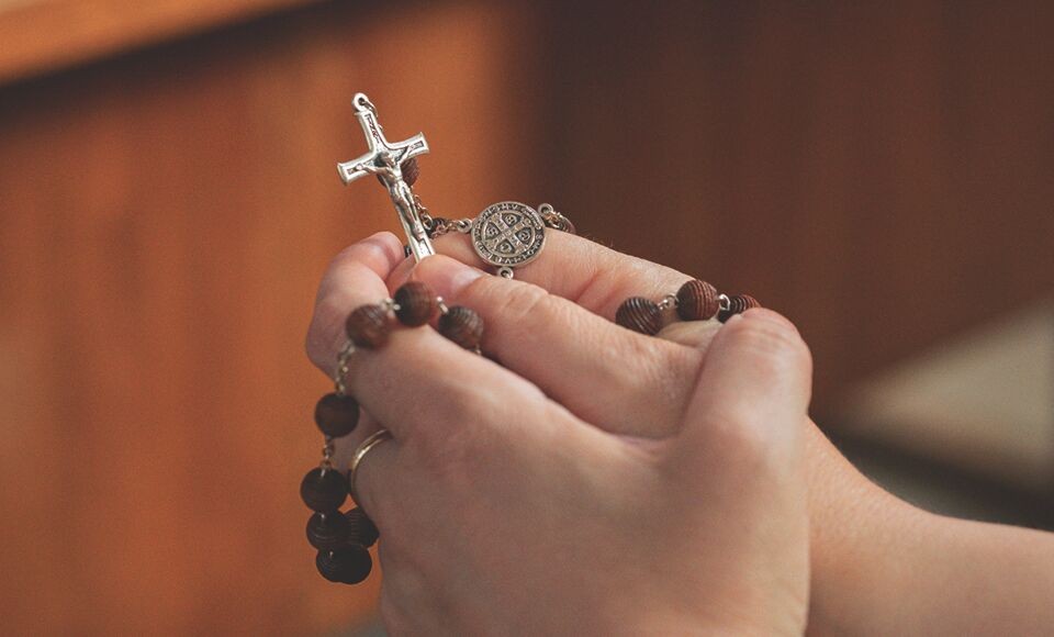 Różaniec na chrzest dla dziecka