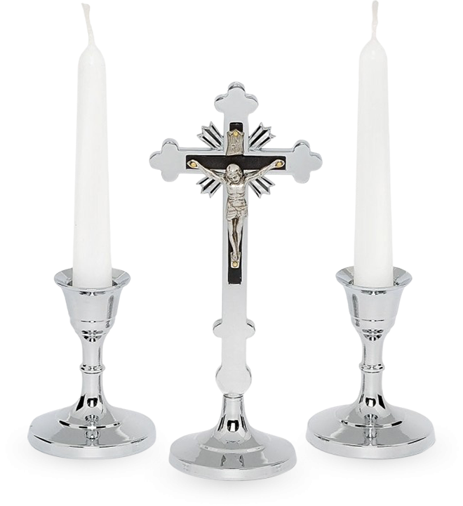 Komplet kolędowy srebrny: ze stali nierdzewnej - Moreli