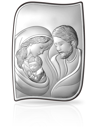 Święta Rodzina Obrazek srebrny z grawerem Beltrami 6767