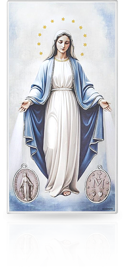 Obrazek Matka Boża Niepokalana: Pamiątka na ślub i rocznicę - Iconic