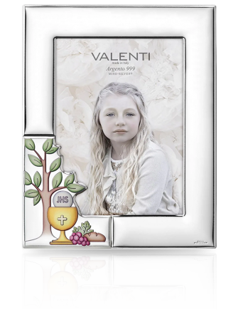 Ramka na zdjęcie komunijne W wersji koloryzowanej z grawerem Valenti 51119