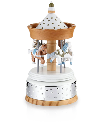 Karuzela z konikami - pozytywka Prezent na Chrzest, Roczek Valenti 21089