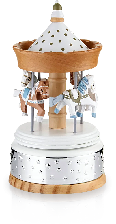 Karuzela z konikami - pozytywka: Prezent na Chrzest, Roczek - Valenti