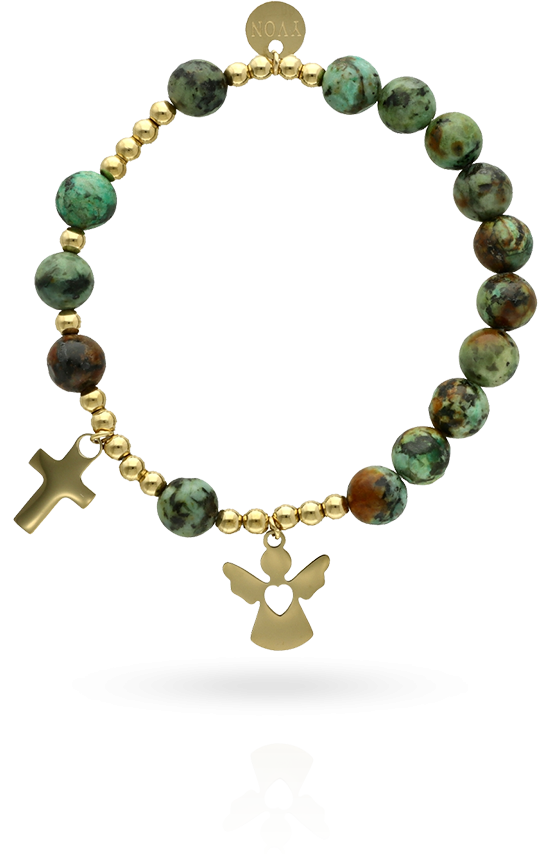 Różaniec na rękę dla dziecka: w ozdobnym pudełku - Yvon