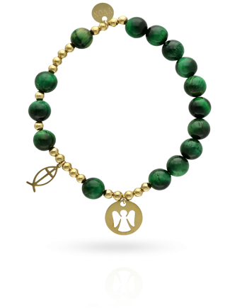 Różaniec na rękę dla dziecka W ozdobnym pudełku z grawerem Yvon ROZ391