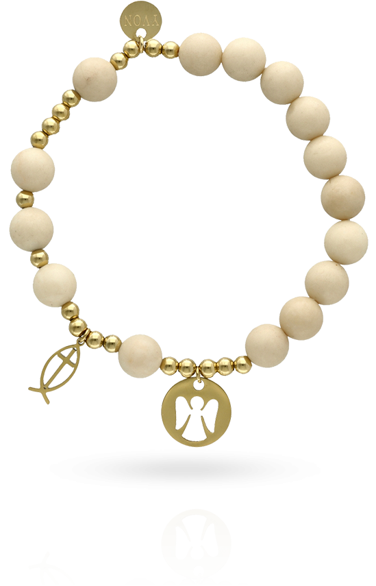 Różaniec damski na rękę: w ozdobnym pudełku - Yvon