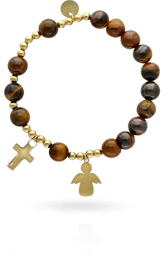 Różaniec bransoletka na rękę: w ozdobnym pudełku - Yvon