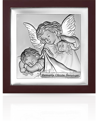 Anioł Stróż w ramce: pamiątka Chrztu Świętego - Beltrami