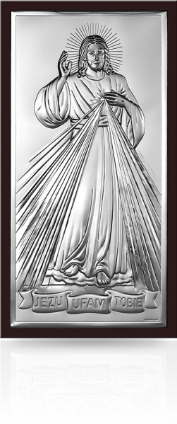 Obraz Jezu Ufam Tobie: srebrna pamiątka - Beltrami