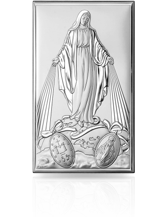Madonna Srebrna ikona z grawerem Valenti 81322