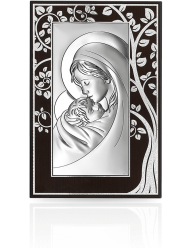 Matka Boża z drzewkiem Obraz srebrny na drewnie Beltrami 6381M