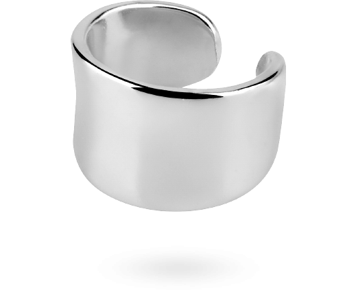 Nausznica, nakładka na ucho: srebro 925, śr. 9 mm - Lanotti