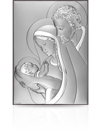 Obraz Świętej Rodziny Srebrny obraz z grawerem Beltrami 6801